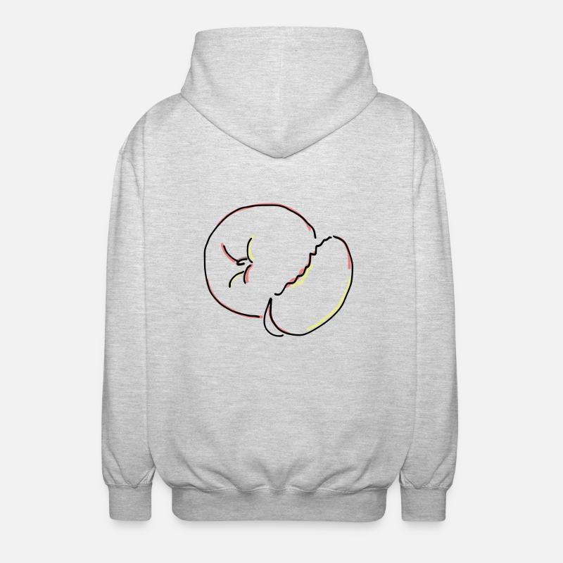 nectarine - Veste à capuche unisexe - gris clair chiné