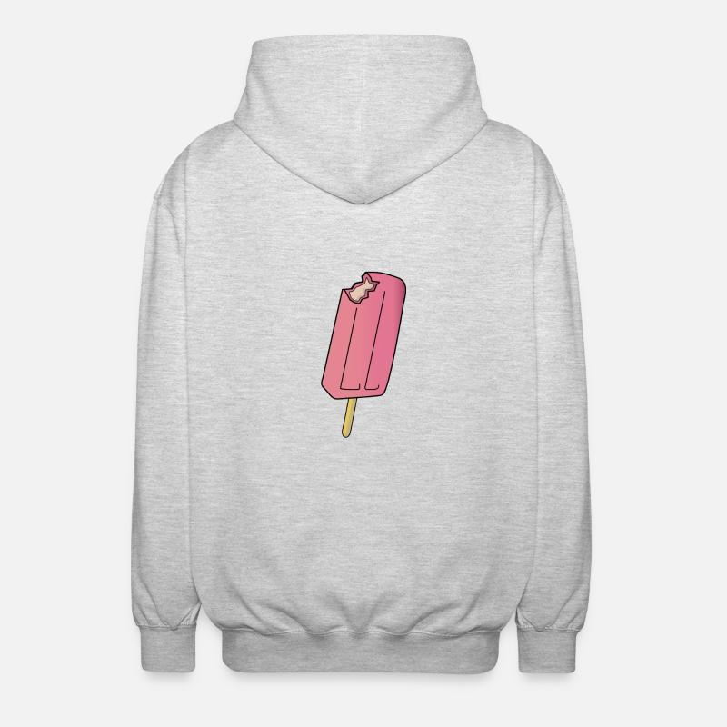 Popsicles - Veste à capuche unisexe - gris clair chiné