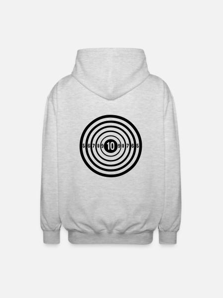 target target number 2106 - Unisex Hooded Jacket - light heather grey