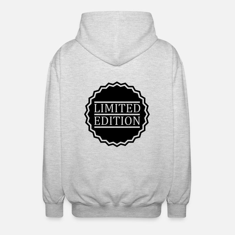 édition limitée - Veste à capuche unisexe - gris clair chiné