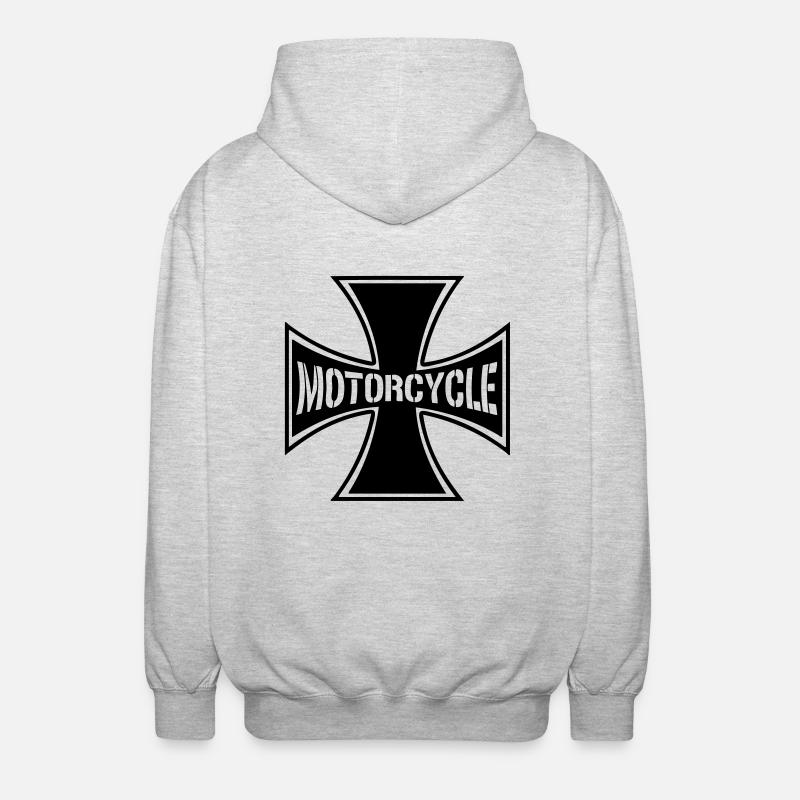 intersection - Unisex Hooded Jacket - light heather grey