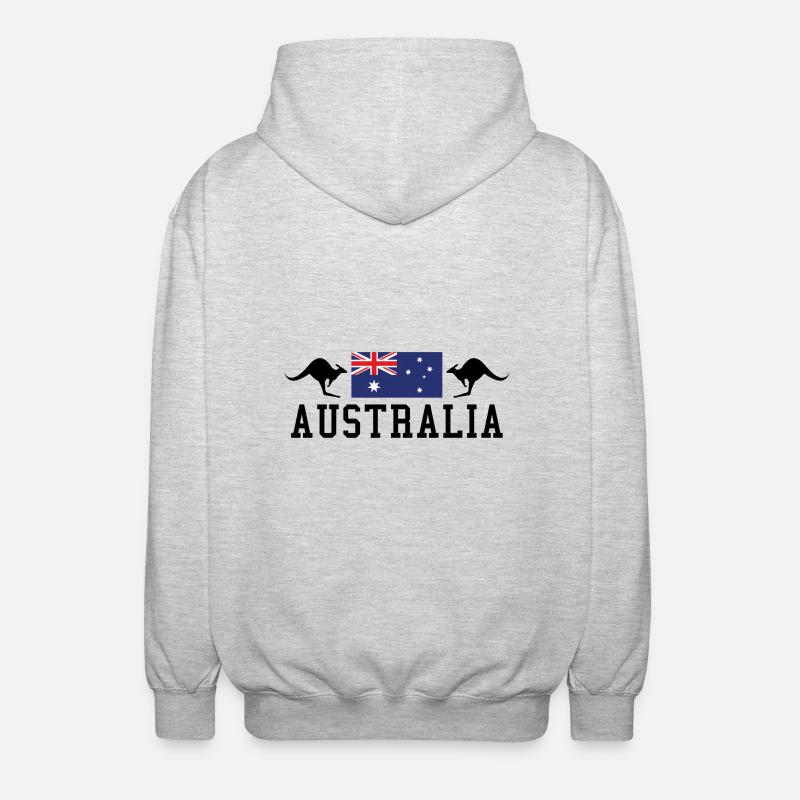 Australia - Veste à capuche unisexe - gris clair chiné