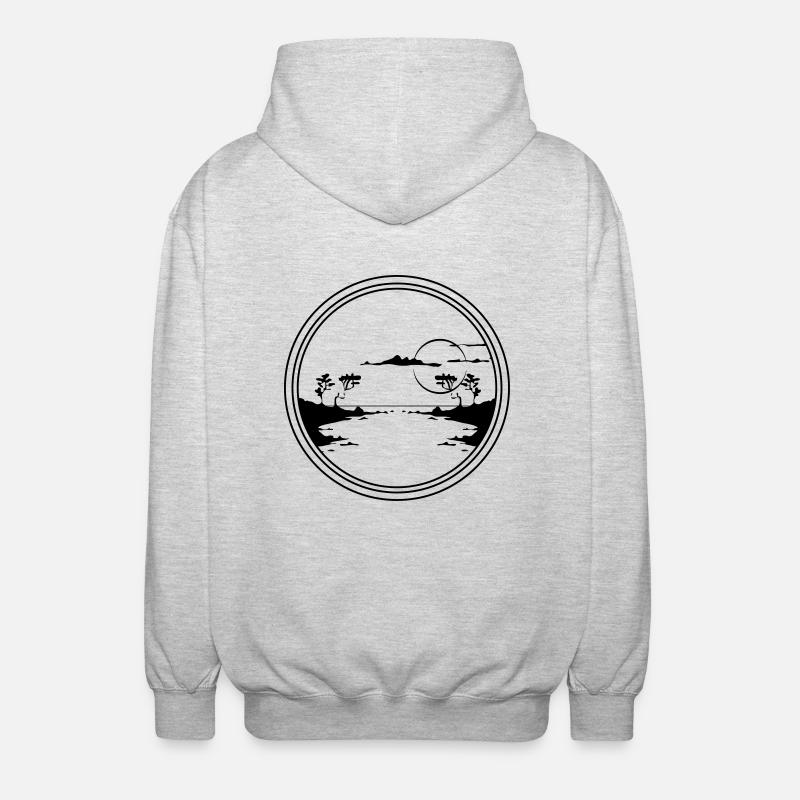 ufer - Veste à capuche unisexe - gris clair chiné