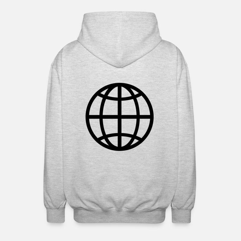 Globe - Unisex Hooded Jacket - light heather grey