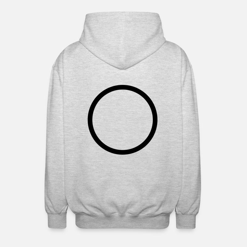 Cercle - Veste à capuche unisexe - gris clair chiné