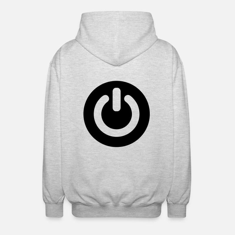 Power - Unisex Hooded Jacket - light heather grey