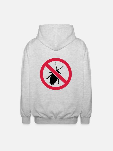 Cockroach - Unisex Hooded Jacket - light heather grey