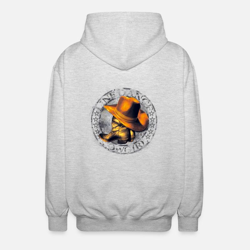 kl_linedance26b - Unisex Kapuzenjacke - Hellgrau meliert