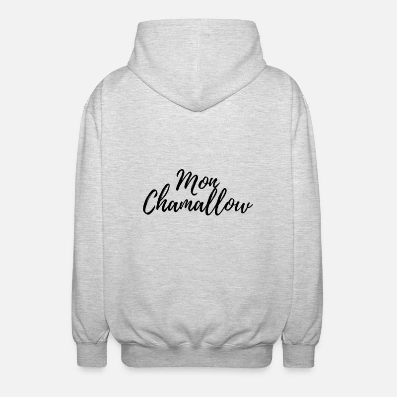 MON CHAMALLOW - Veste à capuche unisexe - gris clair chiné