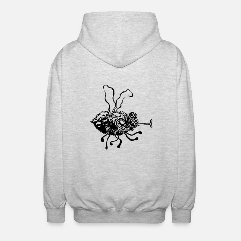 Dicker Brummer - Unisex Kapuzenjacke - Hellgrau meliert