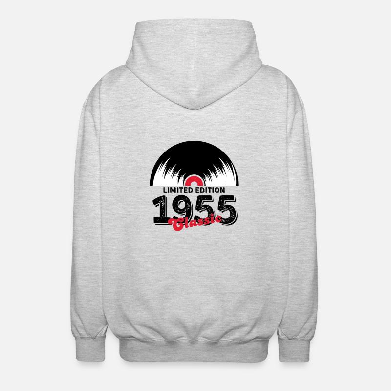 Limited edition 1955 Classic vinyle - Veste à capuche unisexe - gris clair chiné