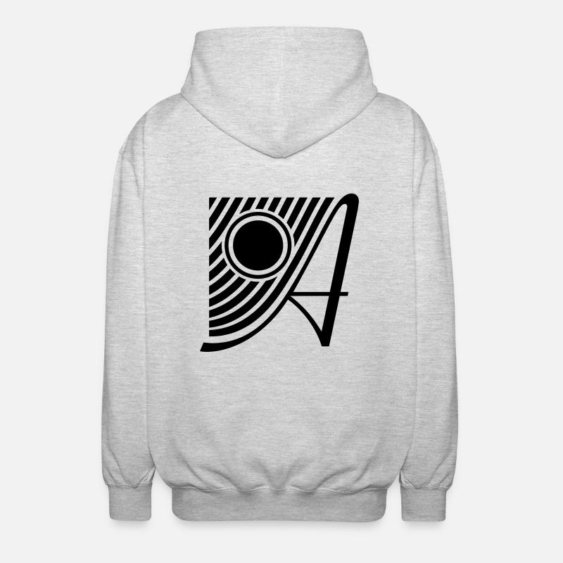 ALOGO - Unisex Hooded Jacket - light heather grey