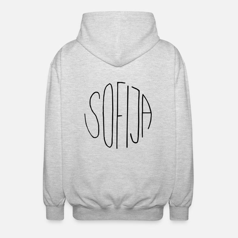 Sofija - Veste à capuche unisexe - gris clair chiné