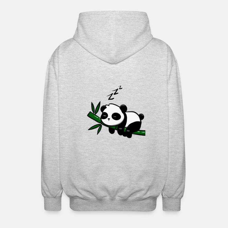 Pandodo - Veste à capuche unisexe - gris clair chiné