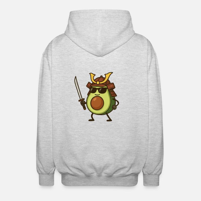 Avocat Samouraï - Veste à capuche unisexe - gris clair chiné