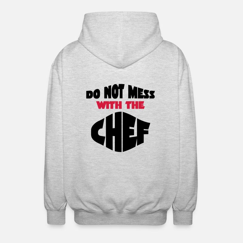 chef - Veste à capuche unisexe - gris clair chiné