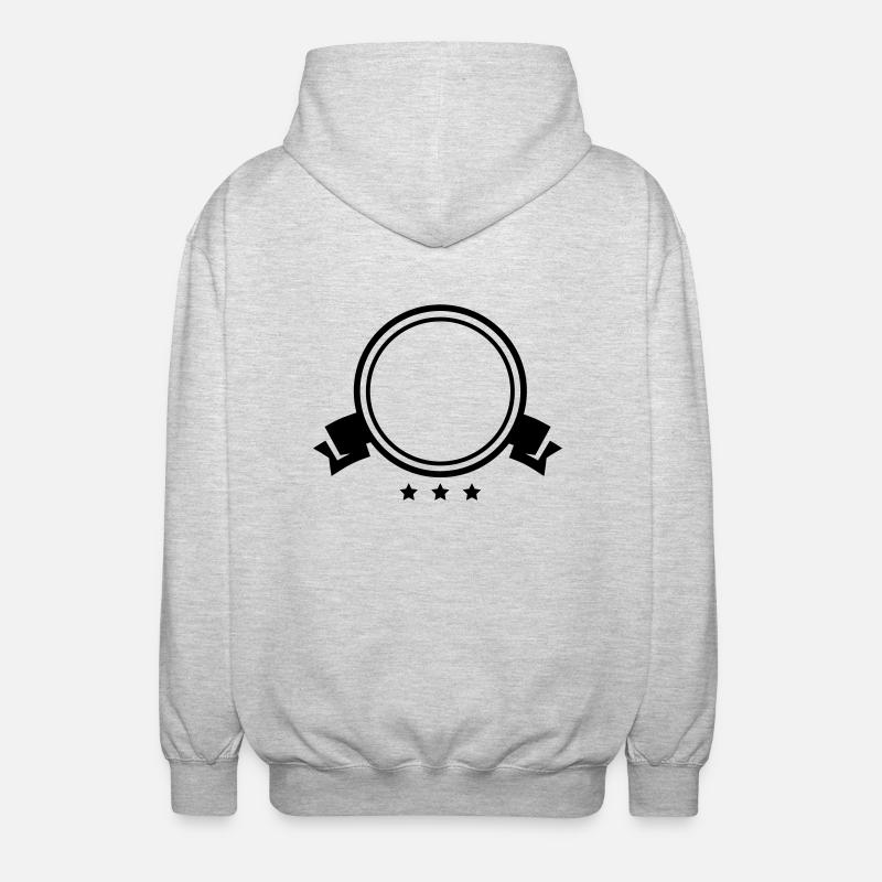 empty_cycle_f1 - Veste à capuche unisexe - gris clair chiné