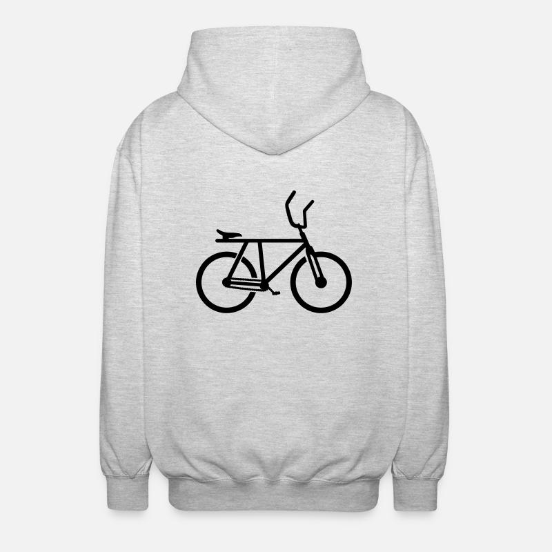 Cycle ball - Unisex Hooded Jacket - light heather grey