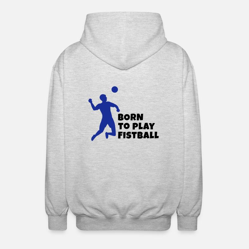 Fistball - Veste à capuche unisexe - gris clair chiné