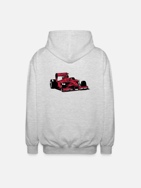 2c - Unisex Kapuzenjacke - Hellgrau meliert