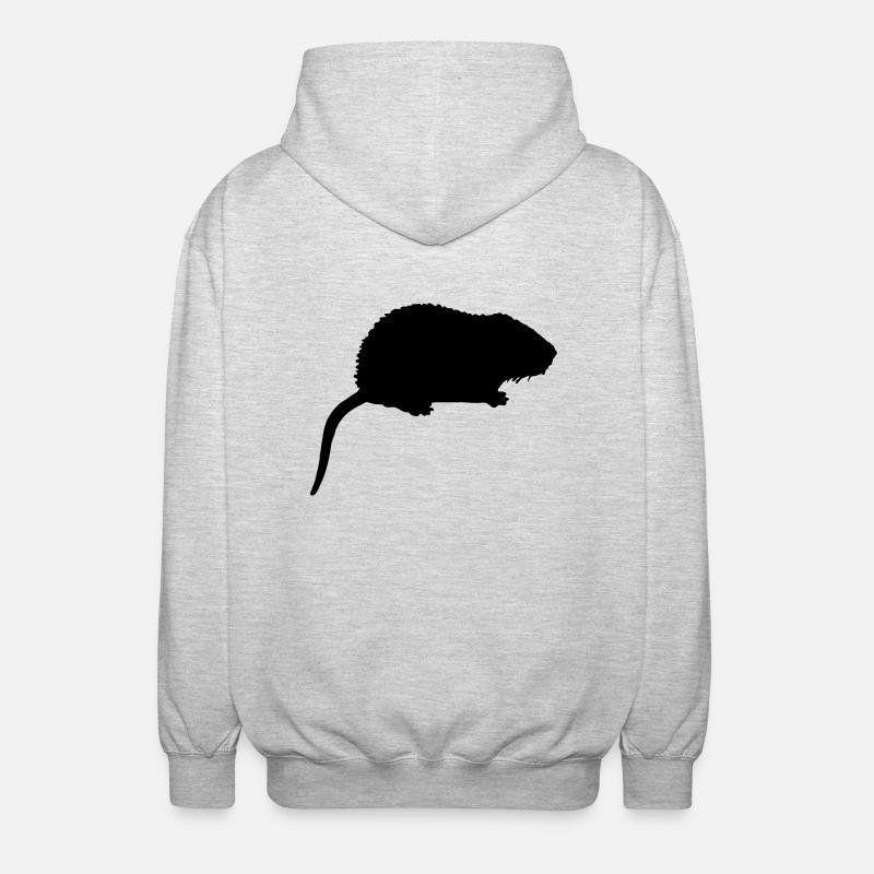 nutria_n1 - Veste à capuche unisexe - gris clair chiné