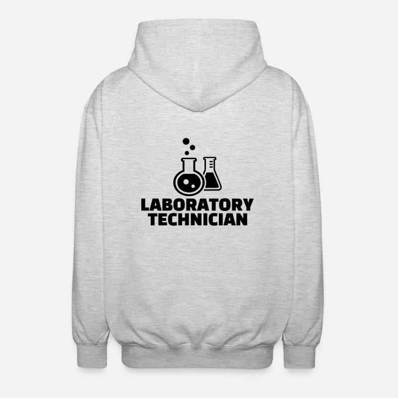 Laboratory technician - Veste à capuche unisexe - gris clair chiné