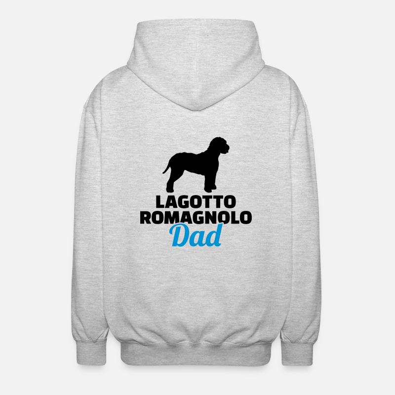 Lagotto Romagnolo - Veste à capuche unisexe - gris clair chiné