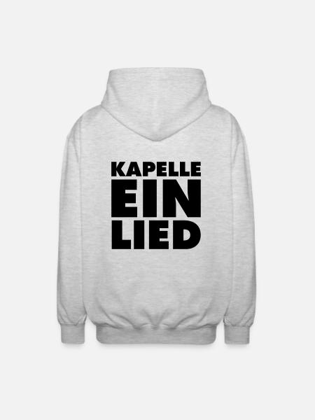 KAPELLE EIN LIED - Unisex Kapuzenjacke - Hellgrau meliert