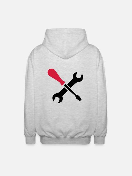 tools - Unisex Hooded Jacket - light heather grey