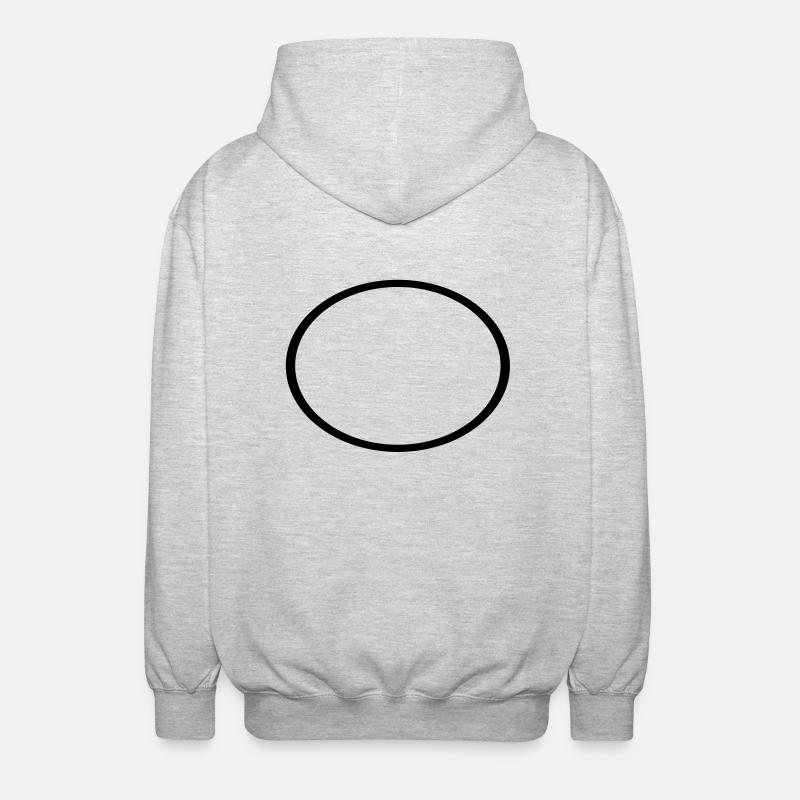 circulaire - Veste à capuche unisexe - gris clair chiné