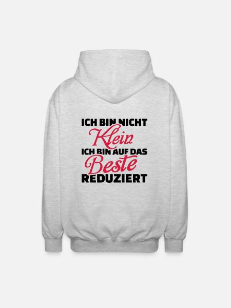 Klein - Unisex Kapuzenjacke - Hellgrau meliert