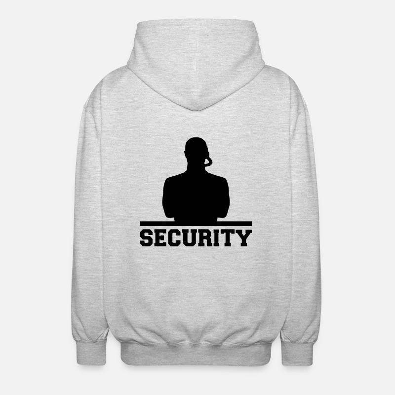 Security - Unisex Hooded Jacket - light heather grey