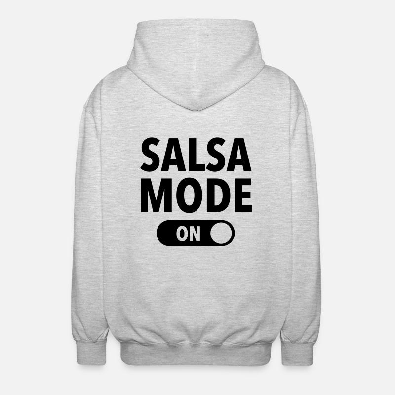 Salsa Mode (On) - Veste à capuche unisexe - gris clair chiné