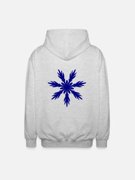 frost - Unisex Hooded Jacket - light heather grey