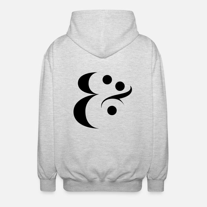 Ampersand - Unisex Kapuzenjacke - Hellgrau meliert
