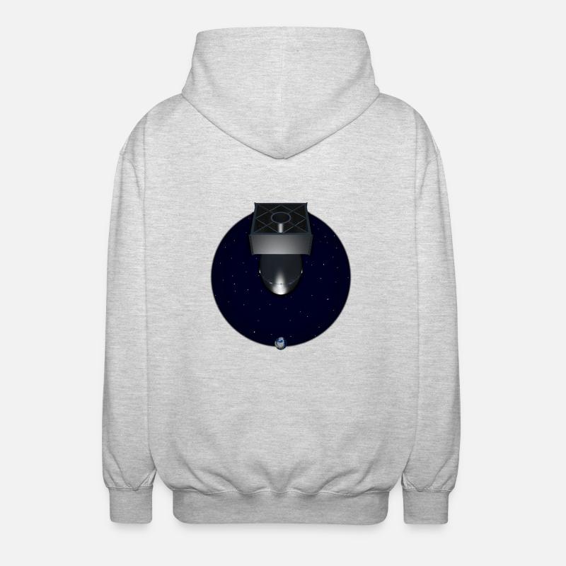 Bombe A - Unisex Kapuzenjacke - Hellgrau meliert