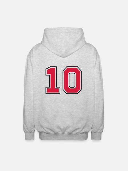 10__f2 - Unisex Hooded Jacket - light heather grey