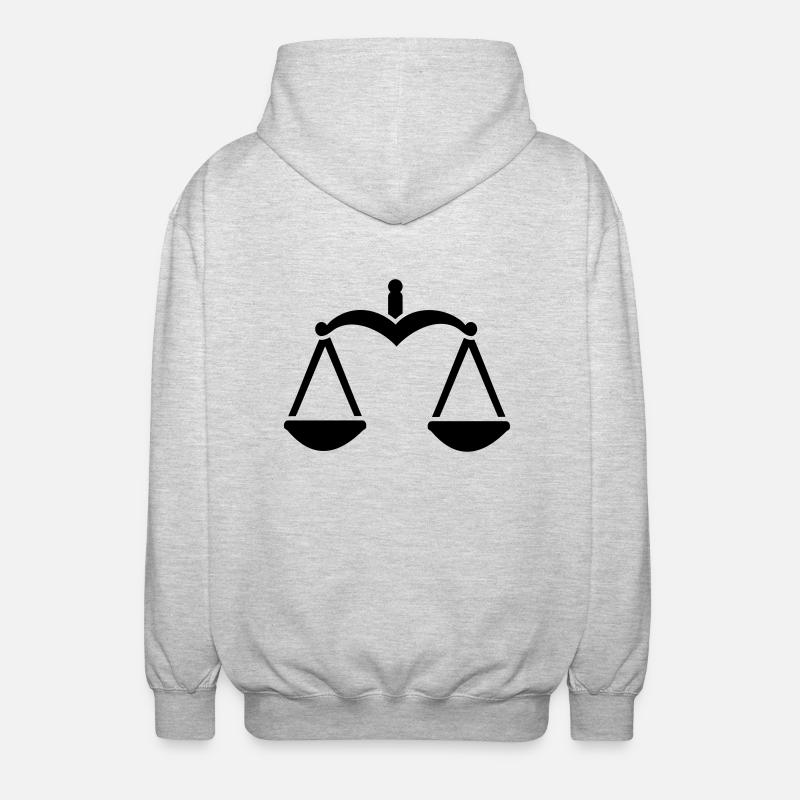 Scale - Unisex Hooded Jacket - light heather grey