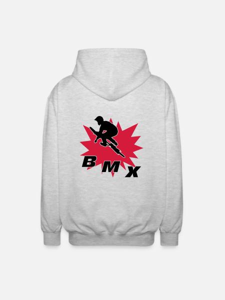 BMX - Unisex Hooded Jacket - light heather grey