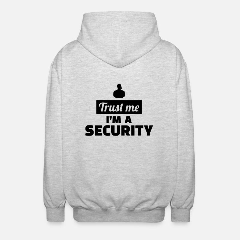 Security - Unisex Hooded Jacket - light heather grey