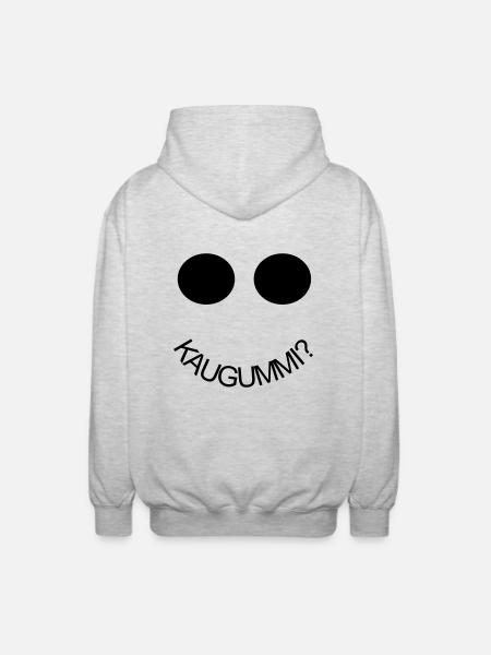 mr kaugummi - Unisex Kapuzenjacke - Hellgrau meliert
