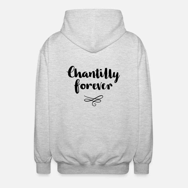 Chantilly Forever - Veste à capuche unisexe - gris clair chiné