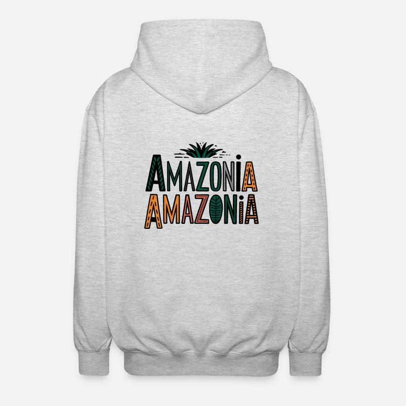 Amazonia - Veste à capuche unisexe - gris clair chiné