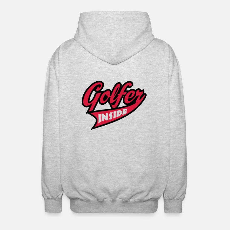 golf - Veste à capuche unisexe - gris clair chiné