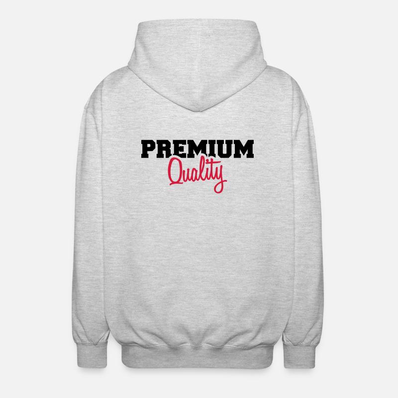 Cool Premium Quality Design - Veste à capuche unisexe - gris clair chiné