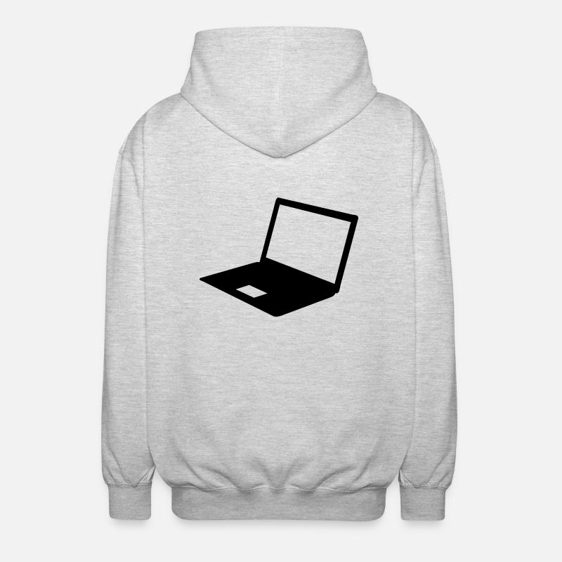 Computer - Unisex Hooded Jacket - light heather grey