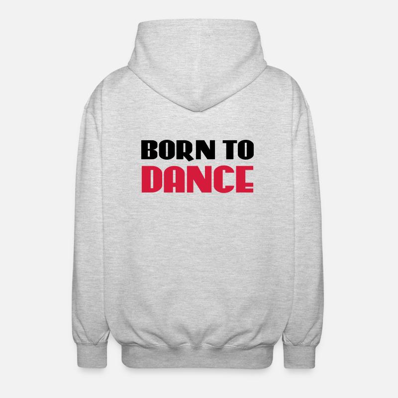 Born to dance - Veste à capuche unisexe - gris clair chiné