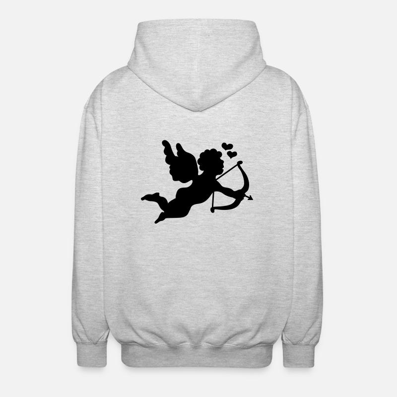 cupido - Veste à capuche unisexe - gris clair chiné