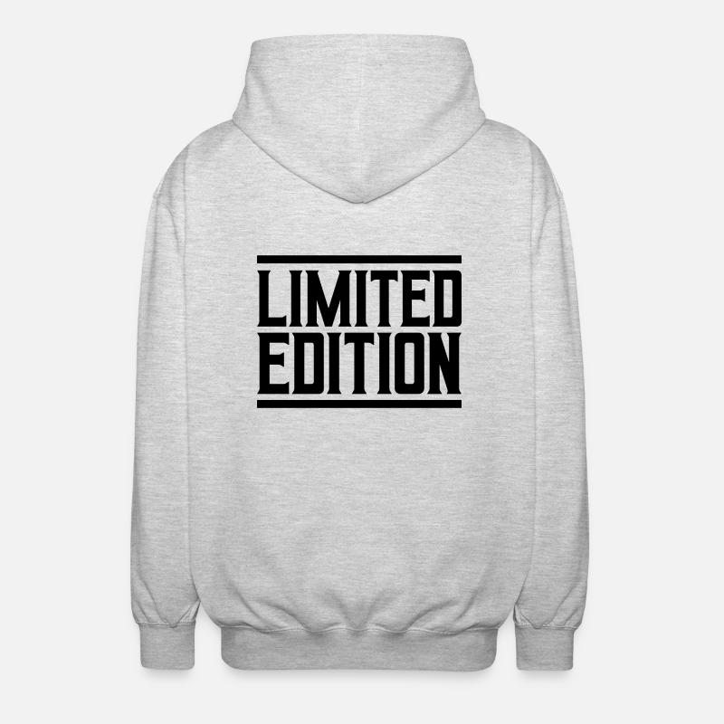 Édition limitée - Veste à capuche unisexe - gris clair chiné