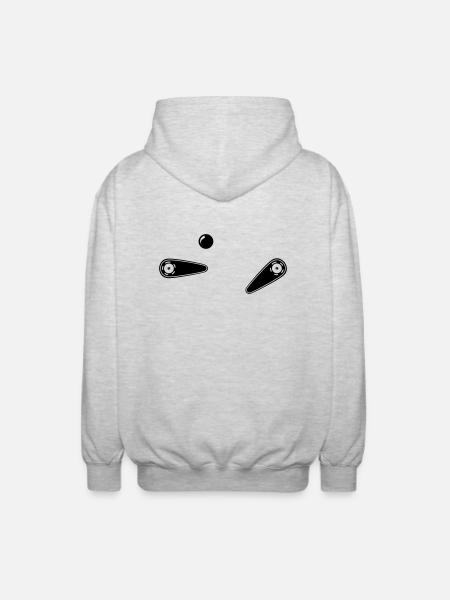 Flipper - Unisex Kapuzenjacke - Hellgrau meliert